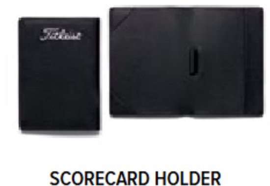Titleist Lederen Scorecard Houder van Merkloos