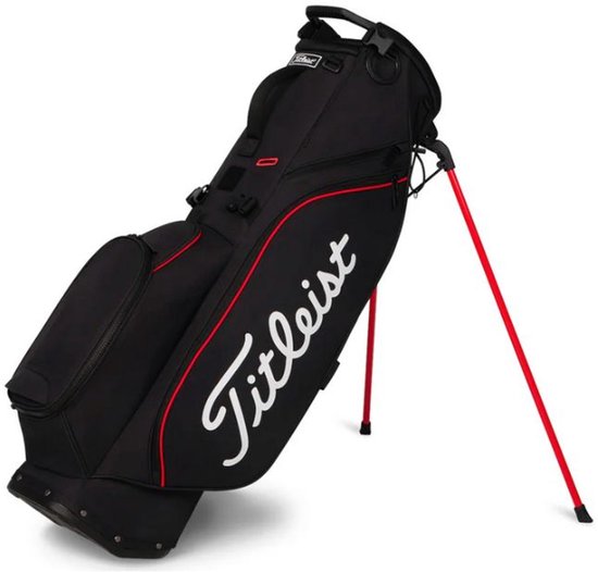 Titleist Players S4 Standbag Zwart Rood van Merkloos