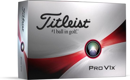 Titleist - Pro V1x - Golfbal - Wit van Merkloos