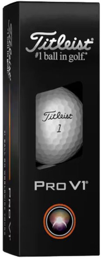 Titleist ProV1 Golfballen 2025 Sleeve van Merkloos