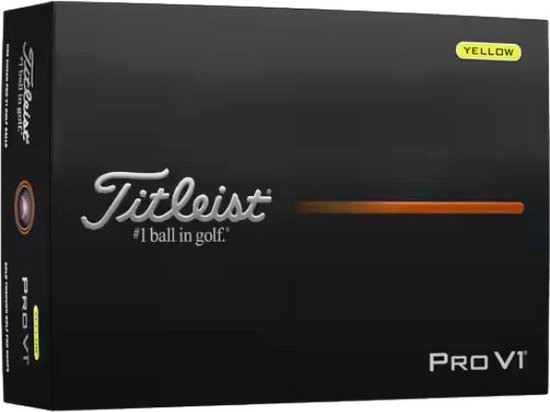 Titleist ProV1 Golfballen Geel 2025 van Titleist