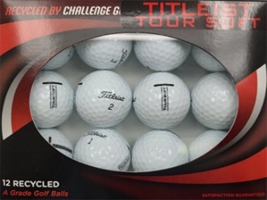 Titleist Tour Soft AA-kwaliteit Recycled golfballen