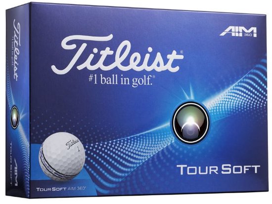 Titleist Tour Soft Alignment 360 Golfballen Wit 2025 van Titleist
