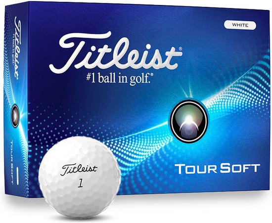 Titleist Tour Soft Golfballen Wit 2024 van Merkloos