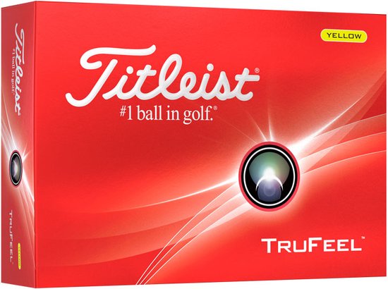 Titleist TruFeel Golfballen Geel 2024 van Titleist