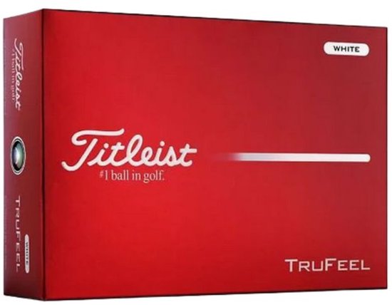 Titleist TruFeel Golfballen Wit 2026 van Titleist