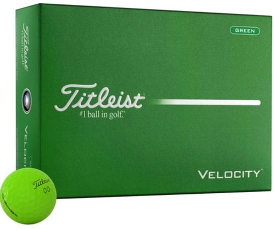 Titleist Velocity Golfballen Groen 2026 van Merkloos