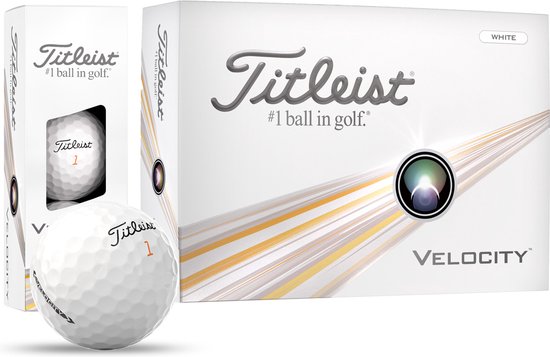 Titleist Velocity Golfballen Wit 2024 van Titleist