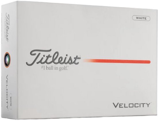 Titleist Velocity Golfballen Wit 2026 van Merkloos