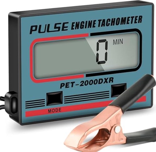 Toerenteller voor Kettingzaag en Grasmaaier - 3 Modi Inductieve Tachometer van GGM