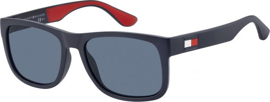 Tommy Hilfiger Zonnebril Th1556/s 08a/ir Heren Blauw/rood Maat M van Tommy Hilfiger