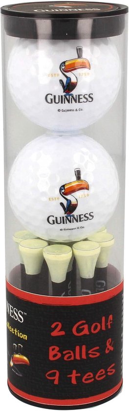 Toucan Golfballen & Tees Golf Cadeauset
