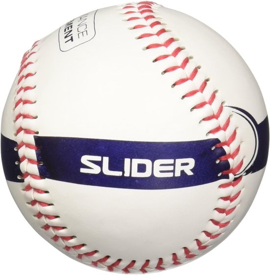 Trainingsbal Honkbal - Werptrainer Bal - Pitcher Training - Vinger Markeringen - 9 Inch - Wit