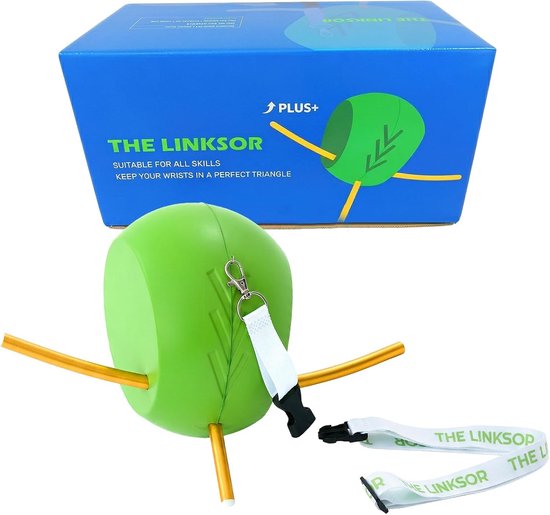Trainingshulp voor Golfswing, golftrainingsbal met verbindingskoord voor techniekverbetering, ideaal voor beginners en gevorderden, robuust en lichtgewicht
