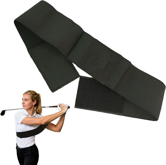 Trainingshulp voor Golfswing met Corrigerende Armband - Verbeter Stabiliteit en Schommels, Ideaal voor Golfers en Oefeningen
