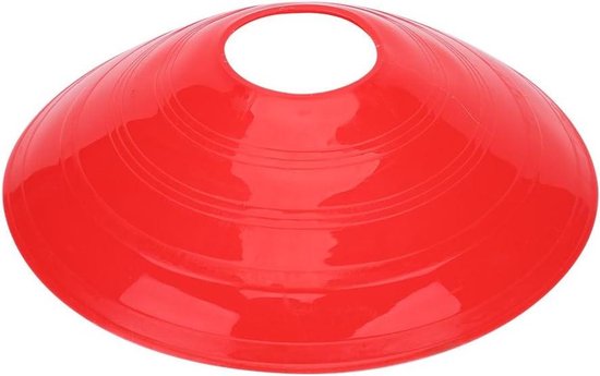 Trainingskegels Set - Markeer schijven - Sporttraining Verbeteren - Flexibel PE Materiaal - 10 Stuks - Multicolor