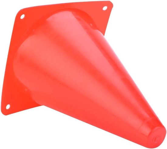 Trainingskegels Voetbal - Sport Markers - Agility Training - Zacht PP Materiaal - 6 Stuks 18cm - Rood