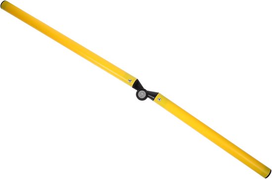 Trainingspaal - Agility Paal - Voetbaltraining Verbeteren - Opvouwbaar Ontwerp - 76 cm Lengte - Geel