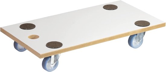 Transport dolly MM 1318 I 57,5 x 30 cm I speciale coating I draagvermogen 200 kg I voor gevoelige vloeren I zacht voor de vloer I antislip pads I beste mobiliteit - 20131801