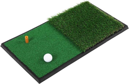 Turf Golf Mat met Swing Pad - Rubber Sole Oefenmat voor Winter Golf - Professionele Mat voor Tuin - Achtertuin - Binnen en Buiten