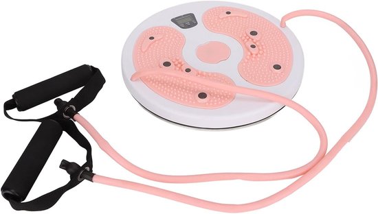 Twist Board voor Balans en Fitness, Multifunctionele Disc met Touw voor Heup- en Taille-oefeningen, Ideaal voor Thuis Workout en Lichaamsmassage