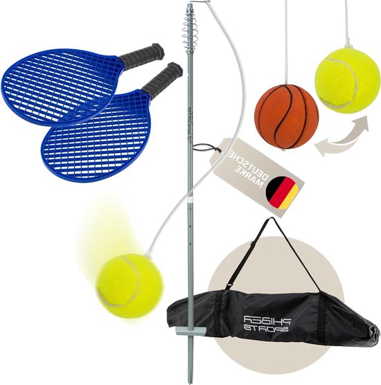 Twistball Set - Swingbal Tennis - Outdoor Spel - Verbeterd Model 2024 - 86 x 23 x 5 cm