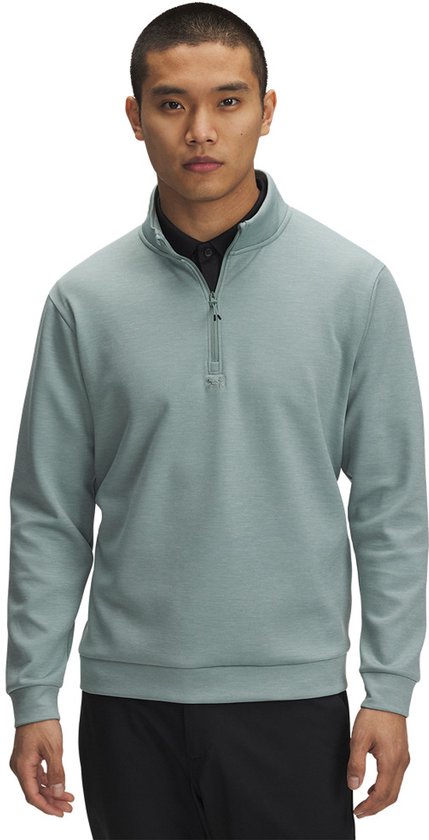 UA Drive Midlayer Pullover-Silica Green / Hydro Green / Silica Green van Under Armour