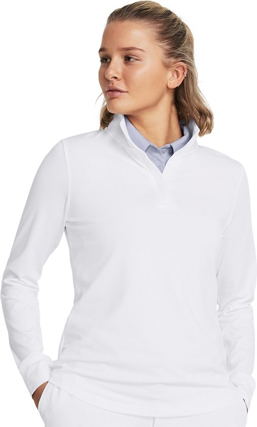 UA Playoff 1/4 Zip-White / / Midnight Navy van Under Armour