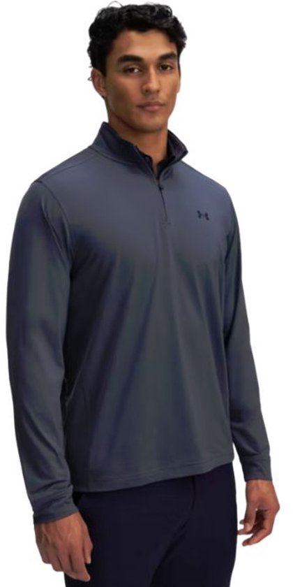 Under Armour 1/4 Zip-Downpour Grey Heren van Merkloos