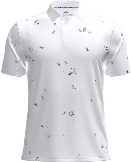 Under Armour ArmourDry Polo Print Beach van Merkloos