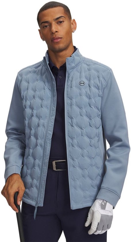 Under Armour Drive Down Hybryd Heren Winter Golfjas Blue Wind van Under Armour