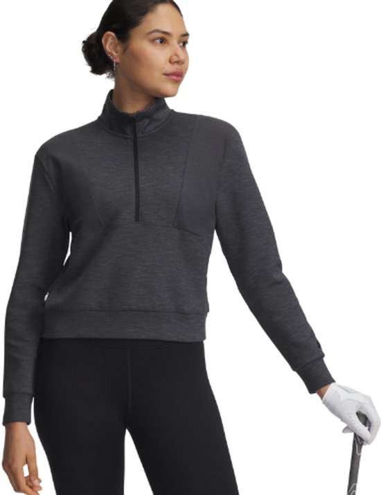 Under Armour Drive Midlayer Pullover Zwart/Antraciet Dames van Merkloos