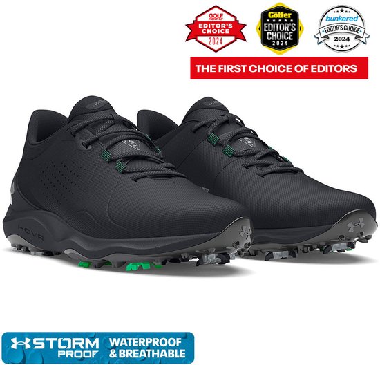 Under Armour Golf Drive Pro Brede Golfschoenen Zwart EU 46 van Under Armour