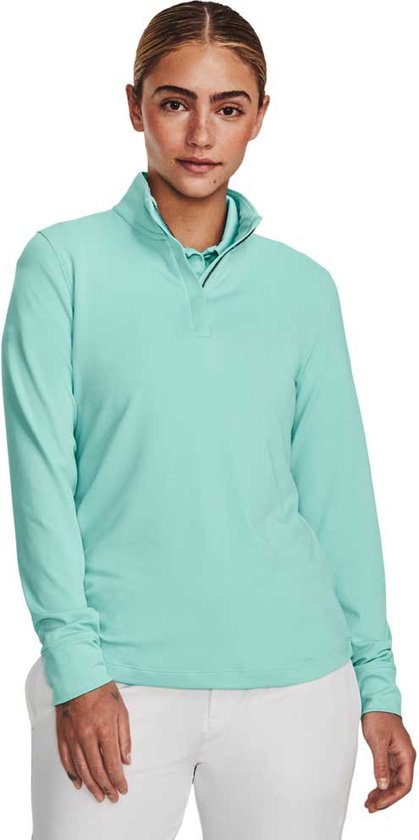 Under Armour Golf Playoff Sweatshirt Met Halve Rits Blauw M van Under Armour