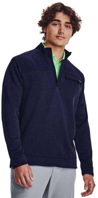 Under Armour Golf Storm Sweatshirt Met Halve Rits Blauw L Man van Under Armour