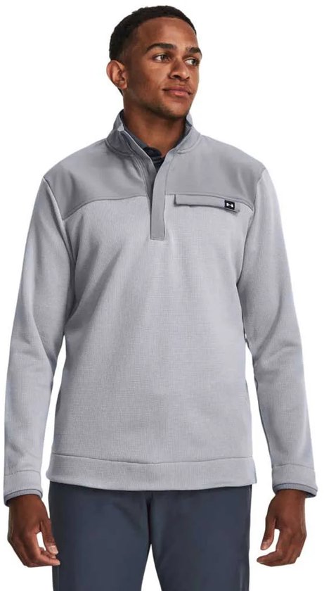 Under Armour Golf Storm Sweatshirt Met Halve Rits Grijs S Man
