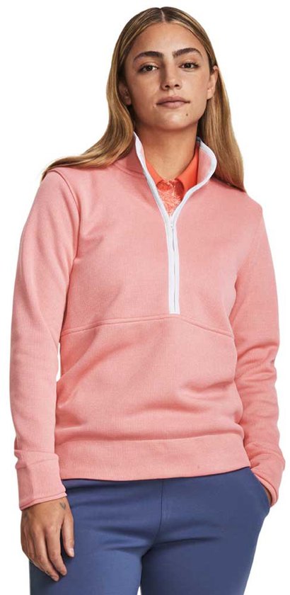Under Armour Golf Storm Sweatshirt Met Halve Rits Roze L Vrouw van Under Armour