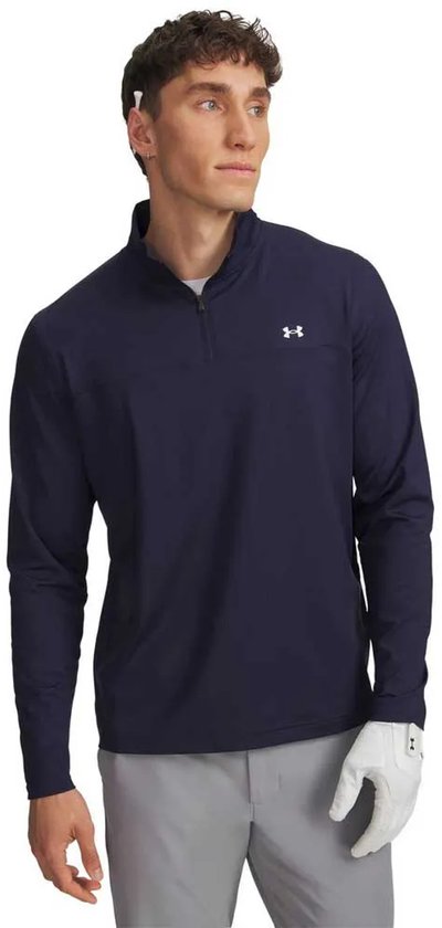 Under Armour Golf T2g Sweatshirt Met Halve Rits Blauw XL Man