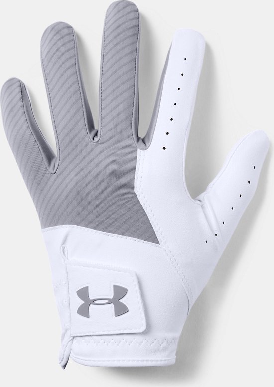 Under Armour Heren Golfhandschoen Medal Wit/Zwart Linker handschoen (rechtshandige speler) van Under Armour