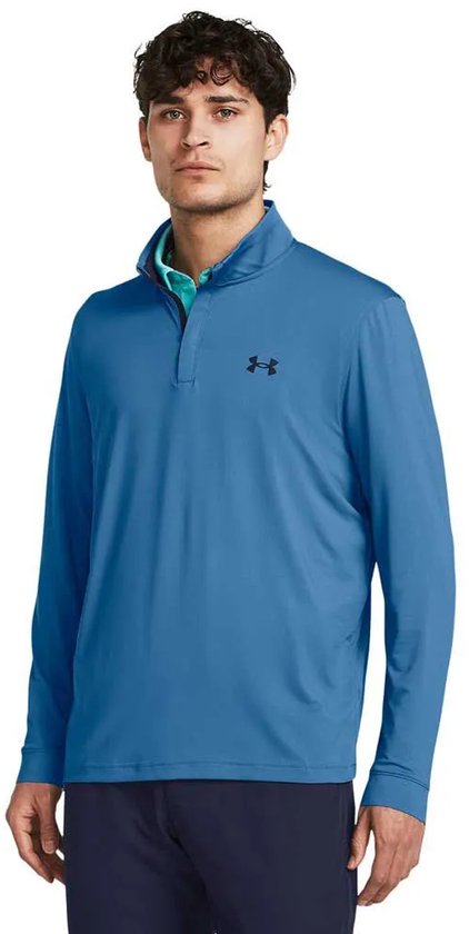 Under Armour Heren Playoff 2.0 1/4 Zip - Golftrui Voor Heren - Blauw - XL