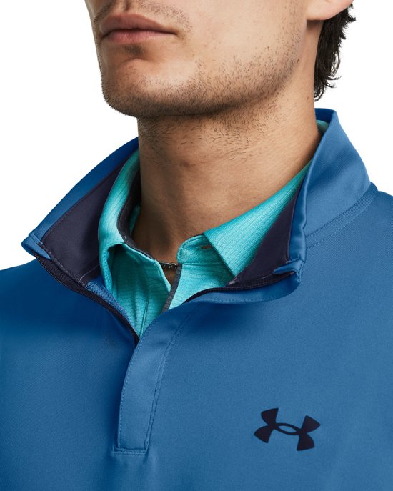 Under Armour Heren Playoff 2.0 1/4 Zip Photon Blue van Merkloos