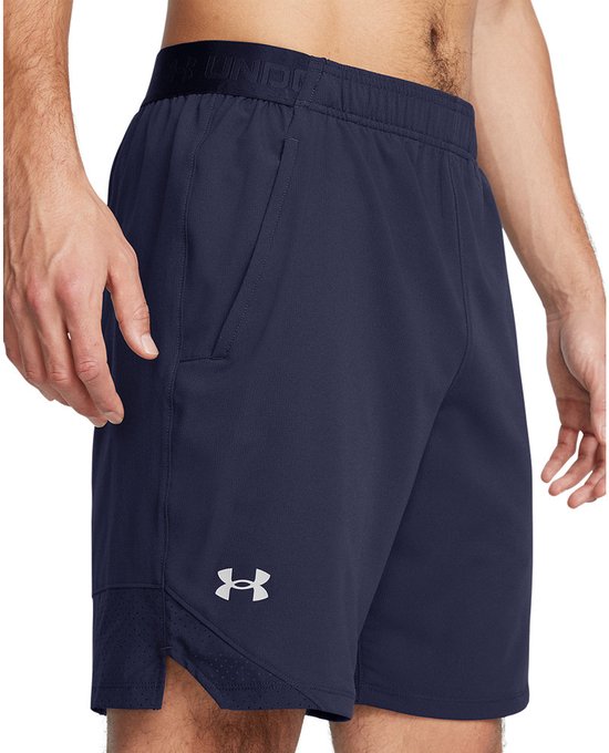 Under Armour Heren Vanish Woven Shorts-Blue / Black van Under Armour