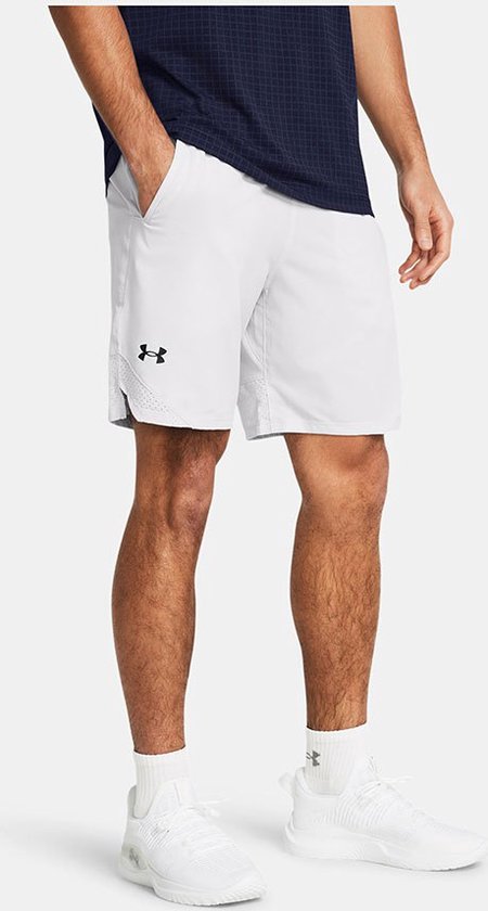 Under Armour Heren Vanish Woven Shorts-Halo gray / Black van Under Armour