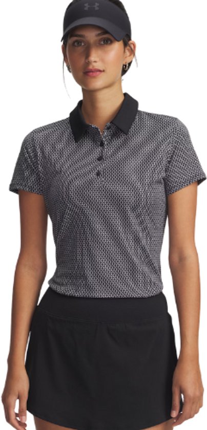Under Armour Playoff 3.0 Printed Polo Zwart Dames van Merkloos