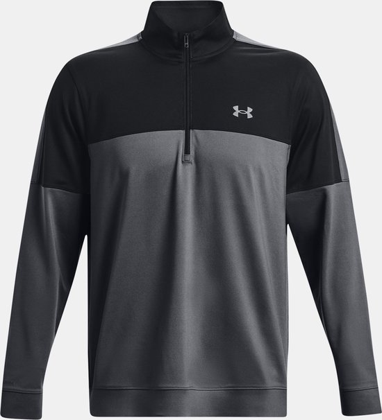 Under Armour Storm Midlayer 1/2 Pitch Gray/Black/Pitch Gray Heren Maat L van Under Armour