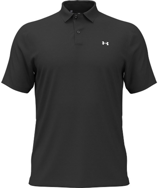 Under Armour T2G Pique Polo Black van Merkloos