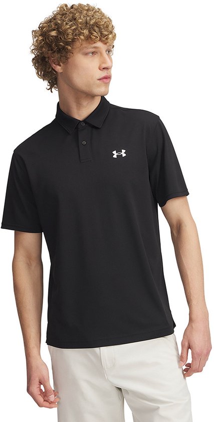 Under Armour T2G Pique Polo Black/White van Under Armour