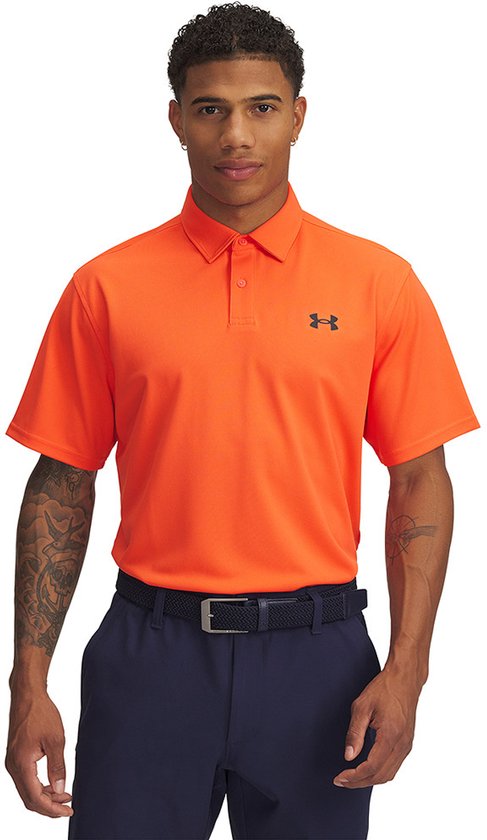 Under Armour T2G Pique Polo Fire/Black van Under Armour
