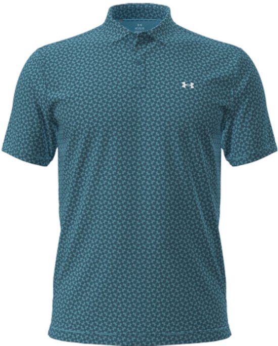 Under Armour T2G Pique Polo Print Diagonal Hearbeat