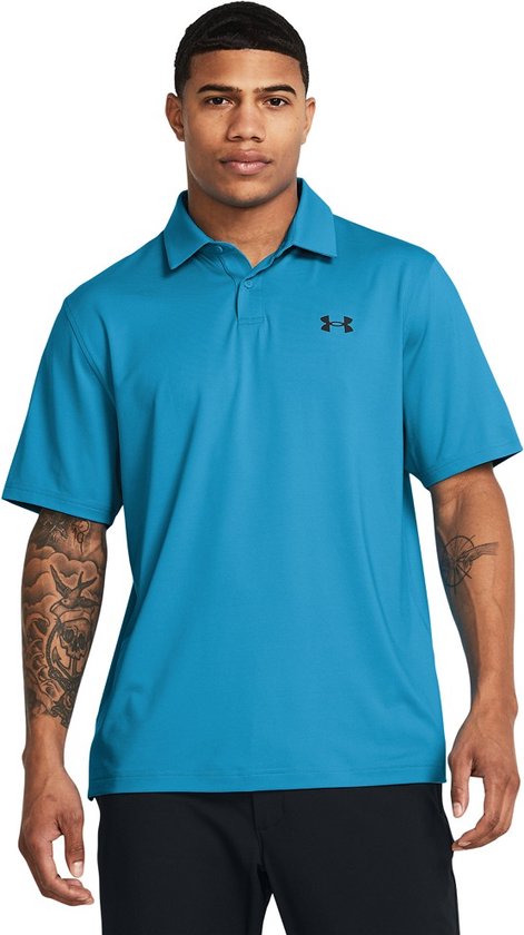 Under Armour T2G Polo - Golfpolo Voor Heren - Lichtblauw - XL van Merkloos
